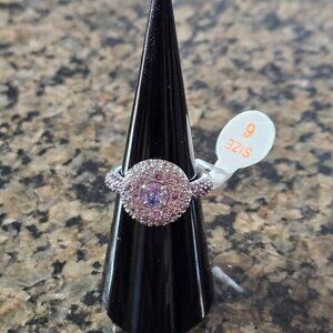 Bomb Party RG13155 "Feel the Magic" Lavender Topaz Cubic Zirconia Sz 6